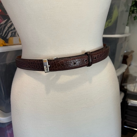 Ralph Lauren Tan Leather Belt - Picture 1 of 6